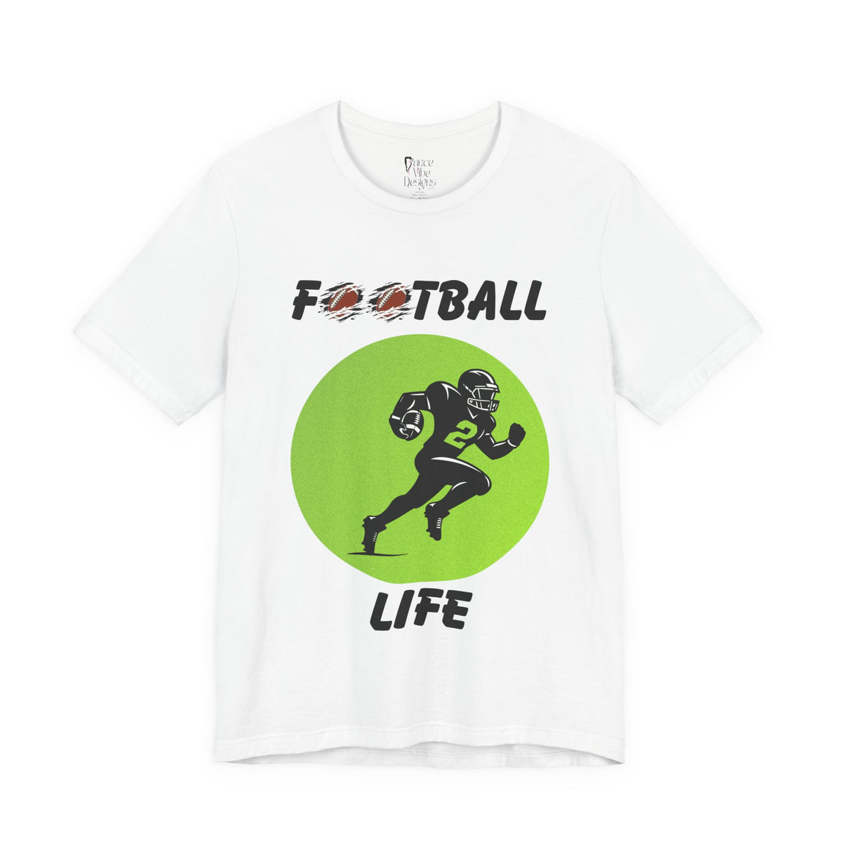 Adult Football Life Graphic T-Shirt