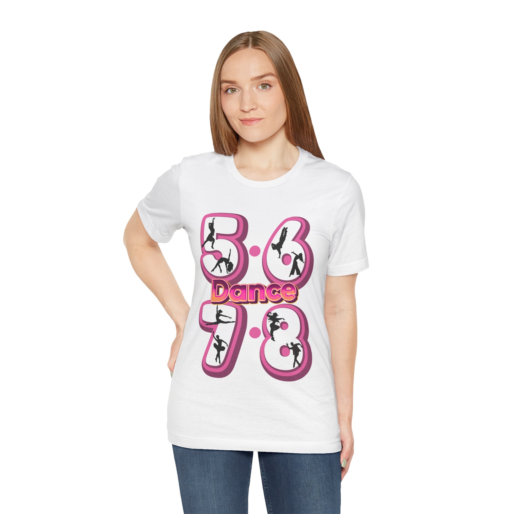 Adult 5 6 7 8 Dance Graphic T-Shirt