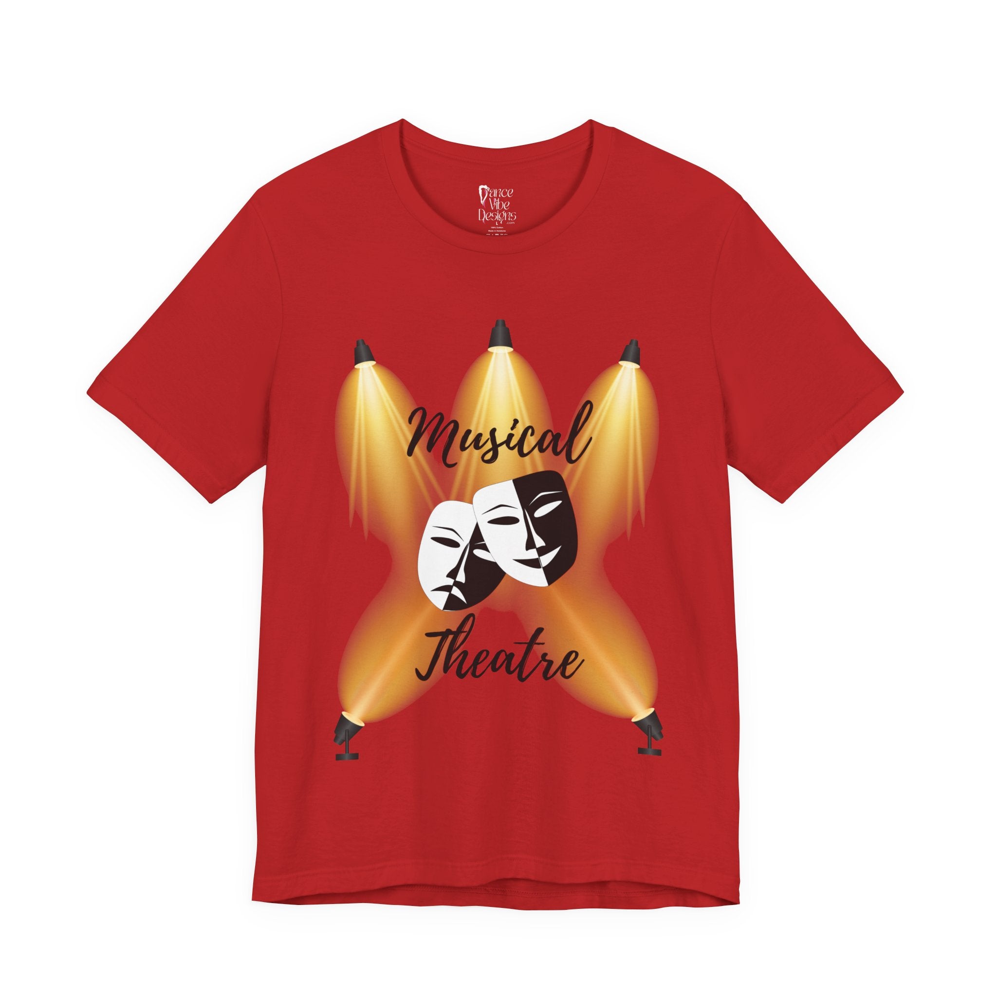 Adult Musical Theater Spotlight Graphic T-Shirt
