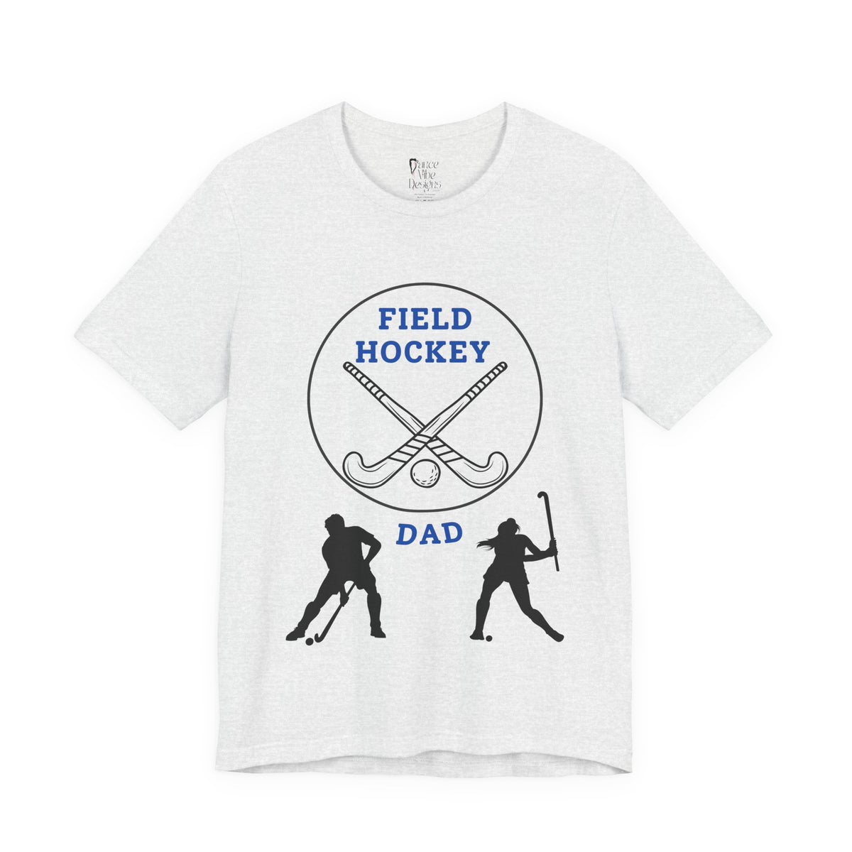 Adult Dad Field Hockey Graphic T-Shirt