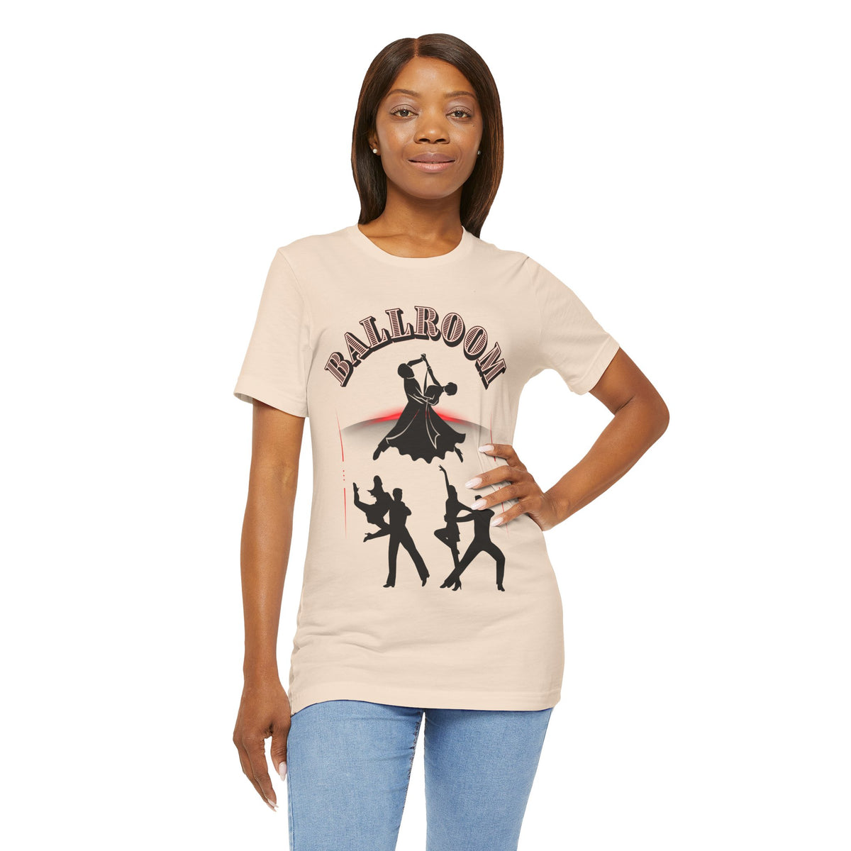 Adult Ballroom Latin Dance Couples Graphic T-Shirt