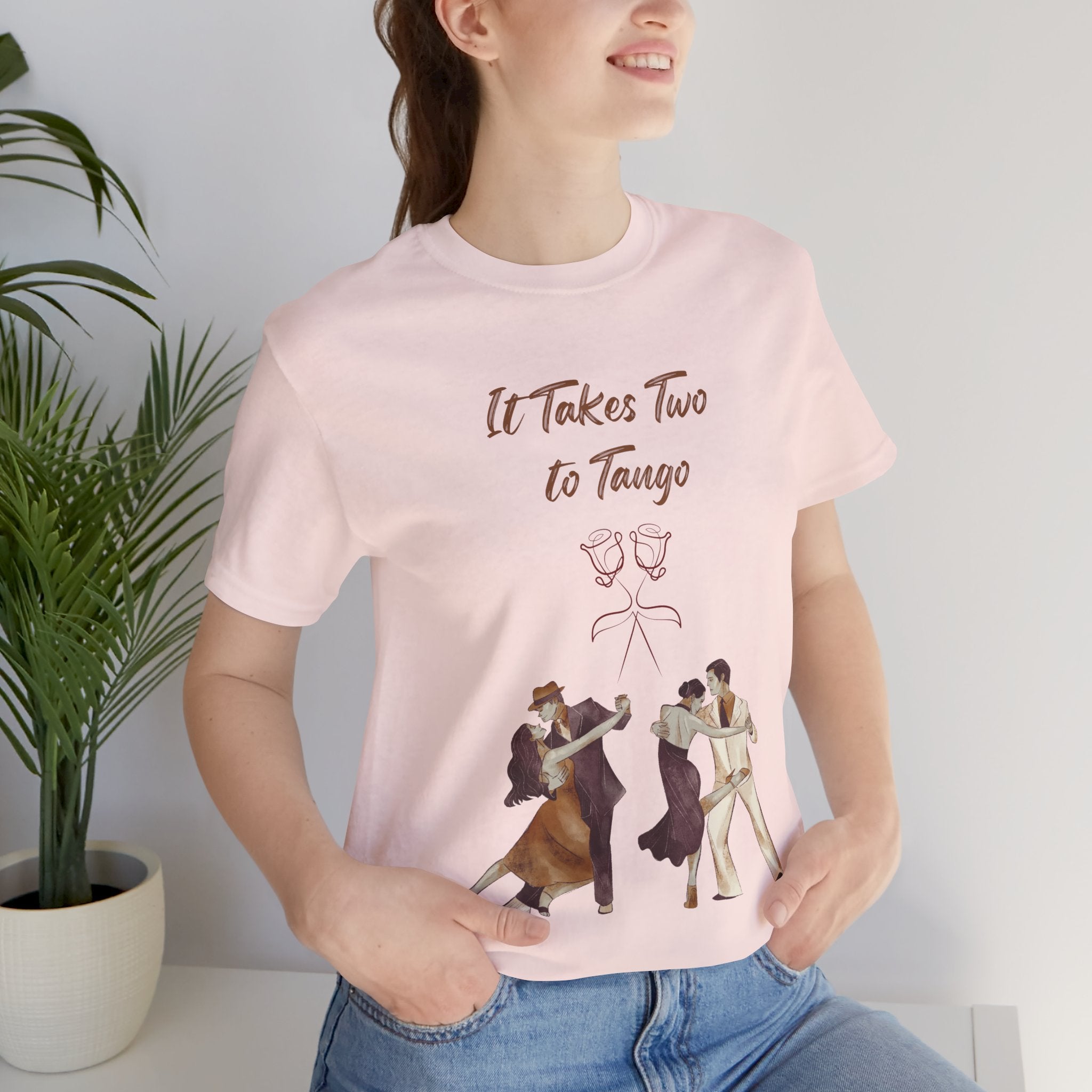 Adult Two to Tango Latin Ballroom Graphic T-Shirt
