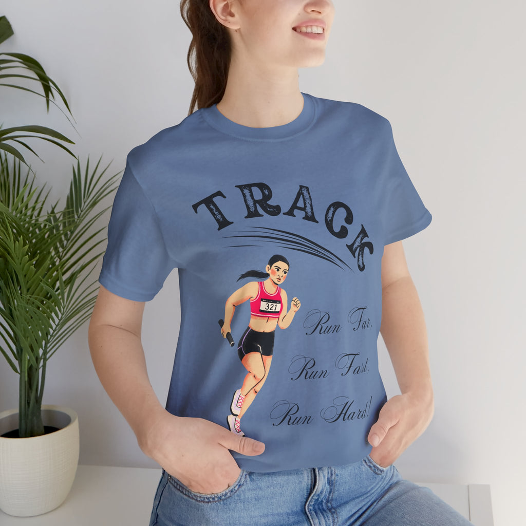 Adult Track Female Graphic T-Shirt