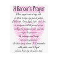 A Dancer's Prayer theatre wall art poster with angel wing design great gift for performers and dancers Size 16x20