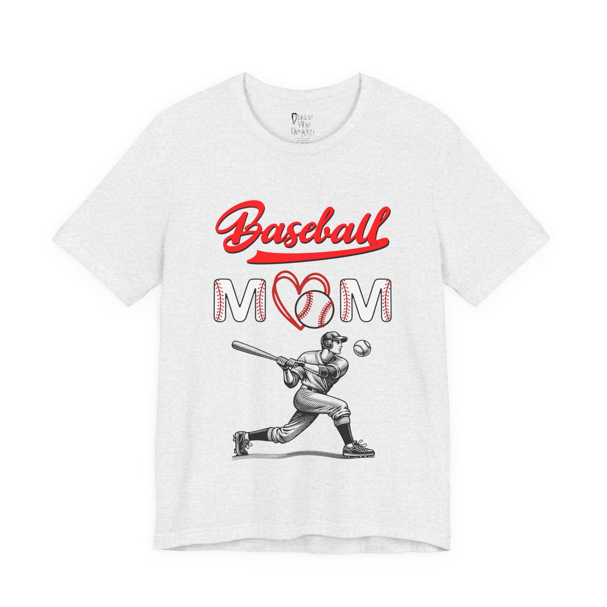 Adult Mom Baseball Graphic T-Shirt
