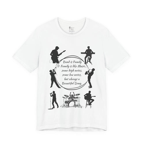 Adult Band Is Family Graphic T-Shirt