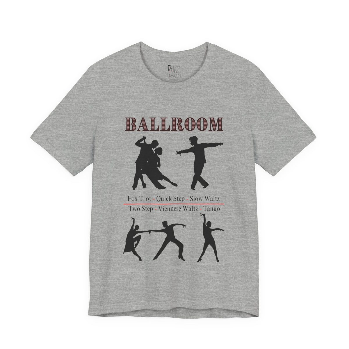 Adult Ballroom Latin Dancers Graphic T-Shirt