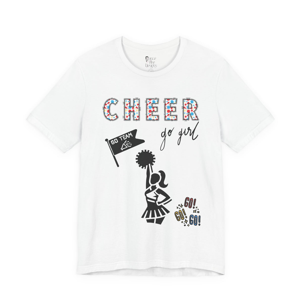 Adult Cheer Go Girl Graphic T-Shirt