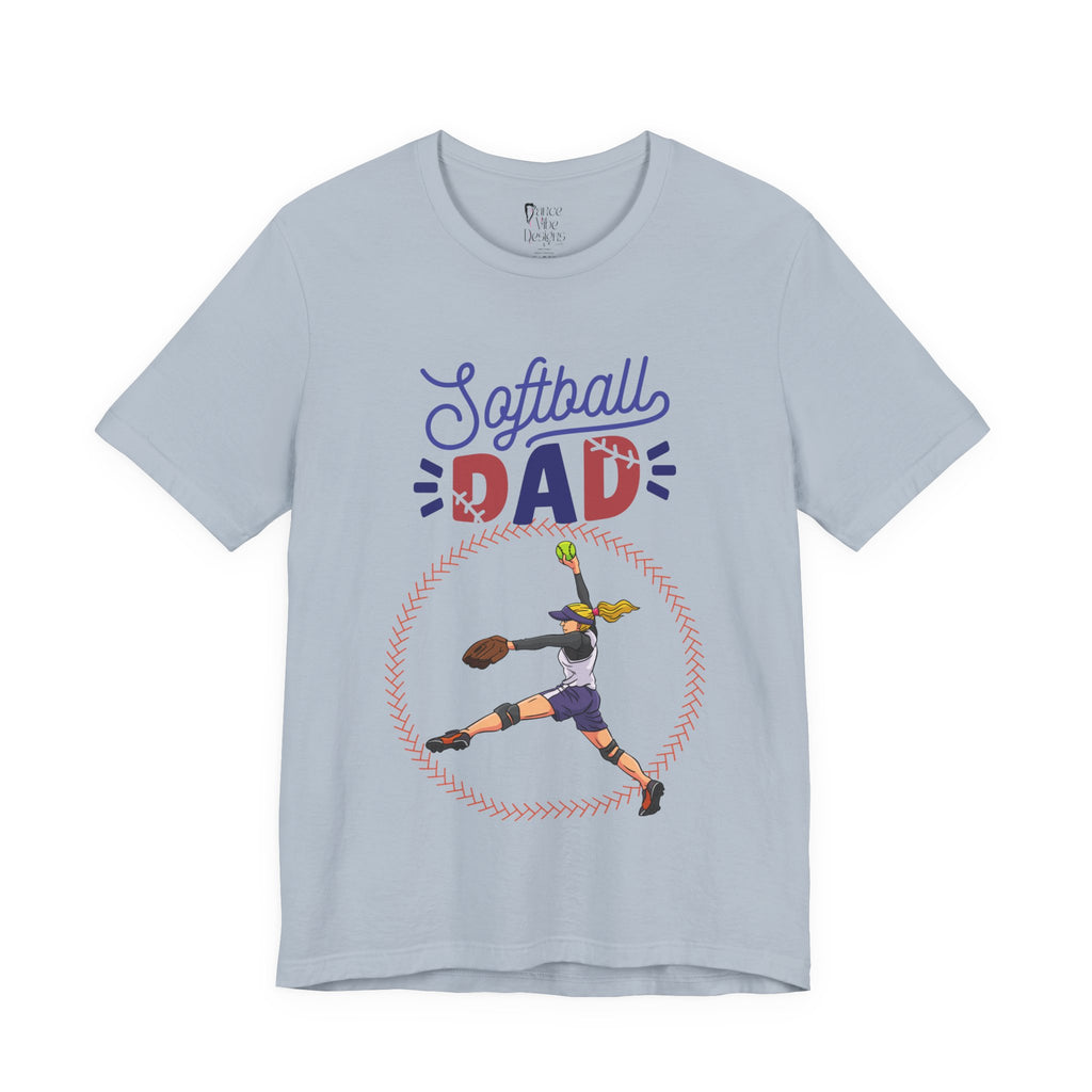 Adult Dad Softball Graphic T-Shirt