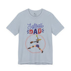 Adult Dad Softball Graphic T-Shirt