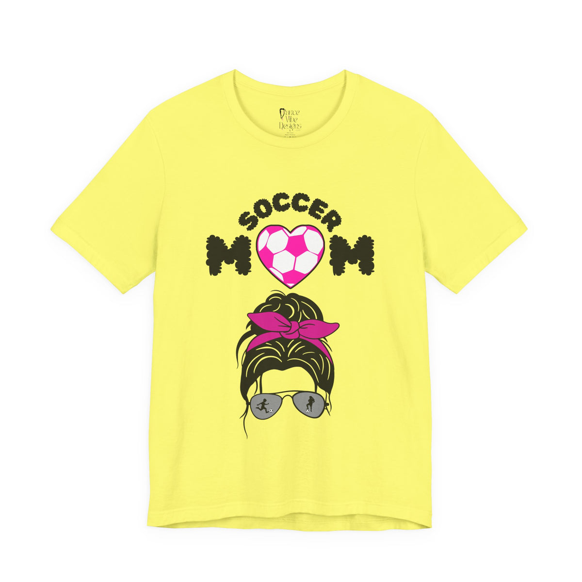 Adult Mom Soccer Graphic T-Shirt