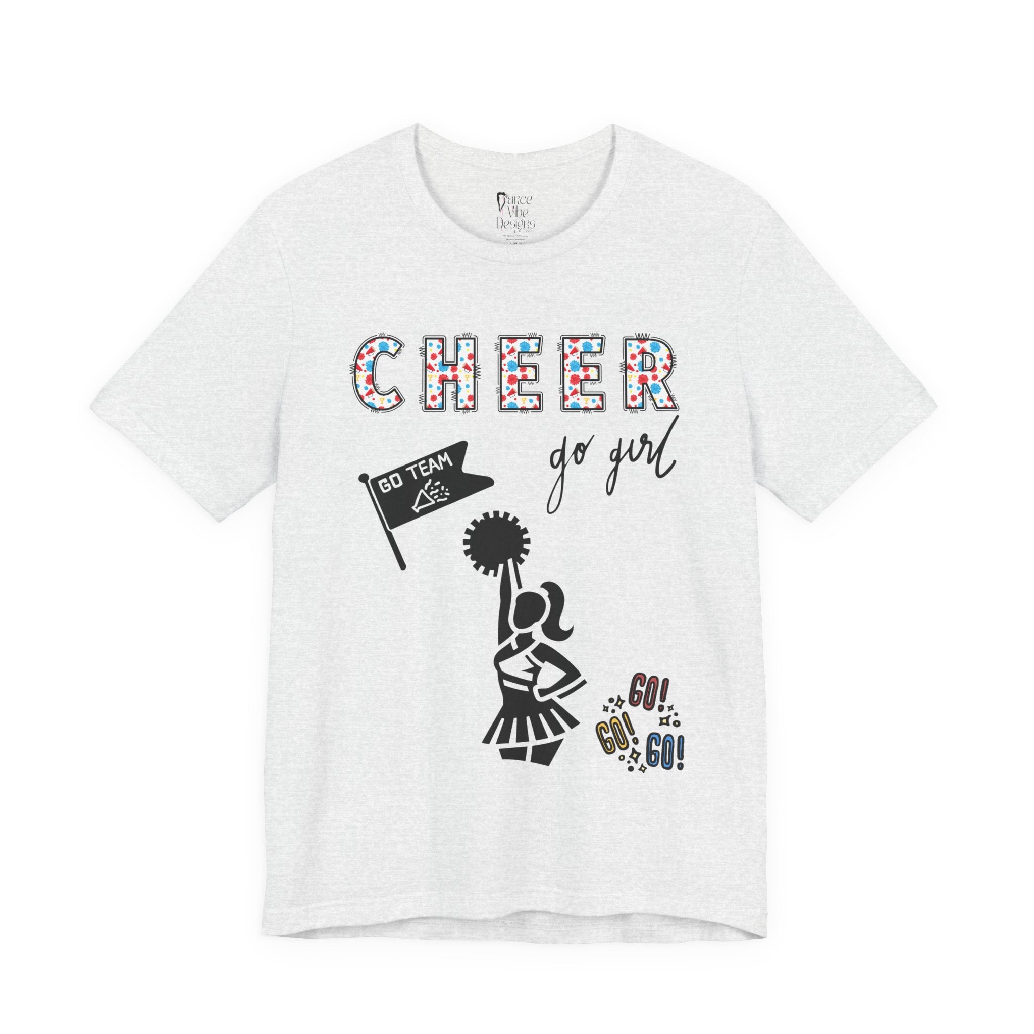 Adult Cheer Go Girl Graphic T-Shirt