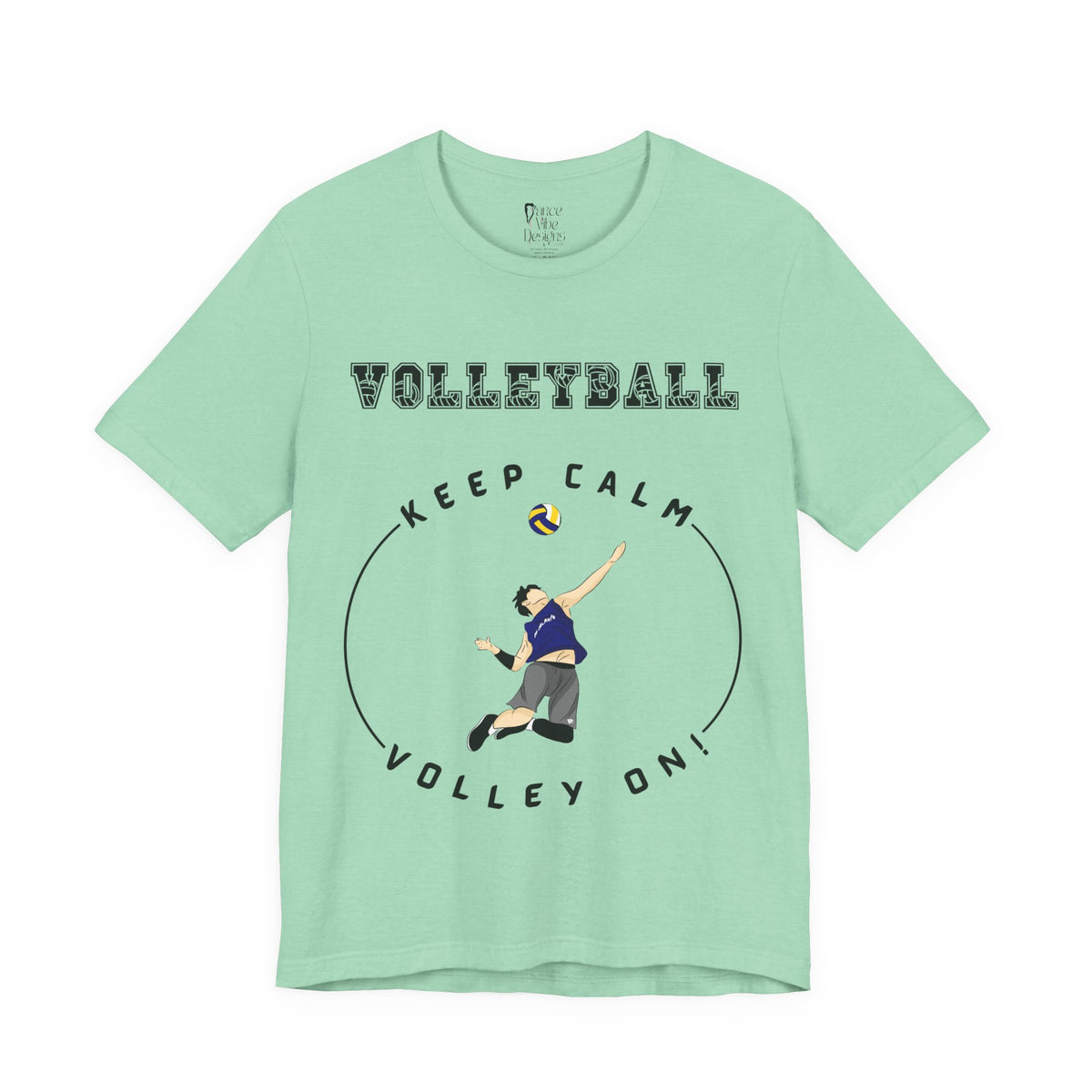 Adult Volleyball Male Graphic T-Shirt