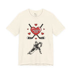 Adult Mom Hockey Son Graphic T-Shirt