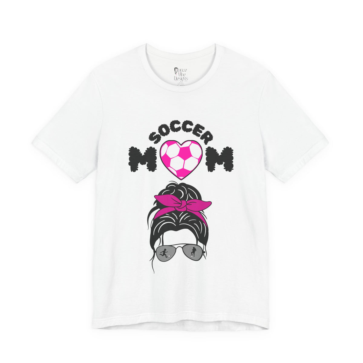 Adult Mom Soccer Graphic T-Shirt