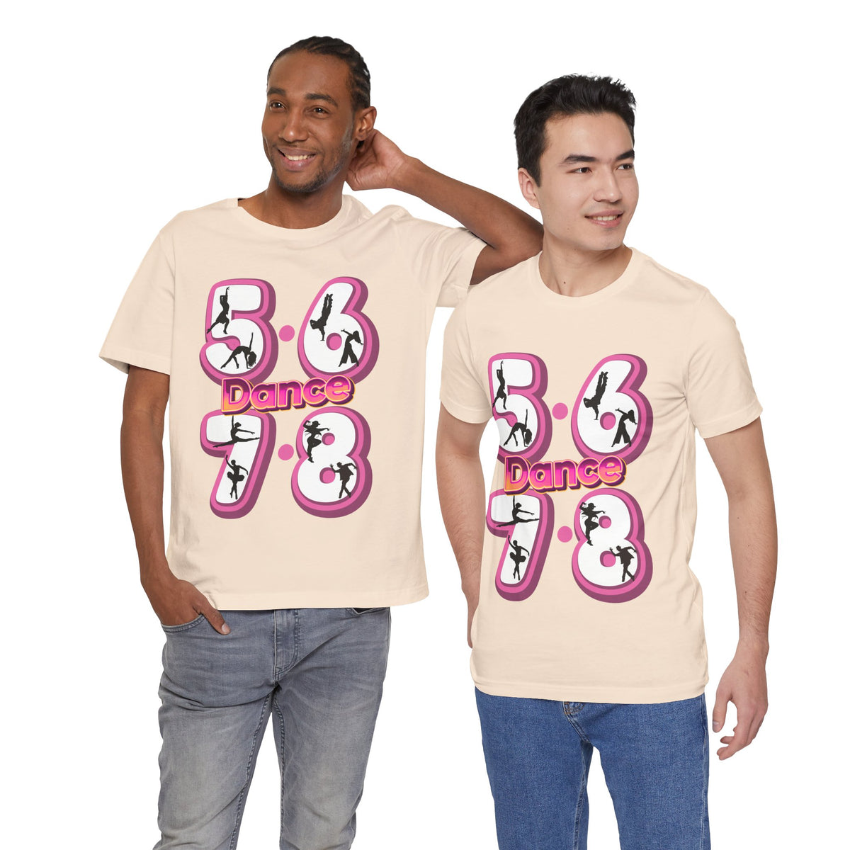 Adult 5 6 7 8 Dance Graphic T-Shirt