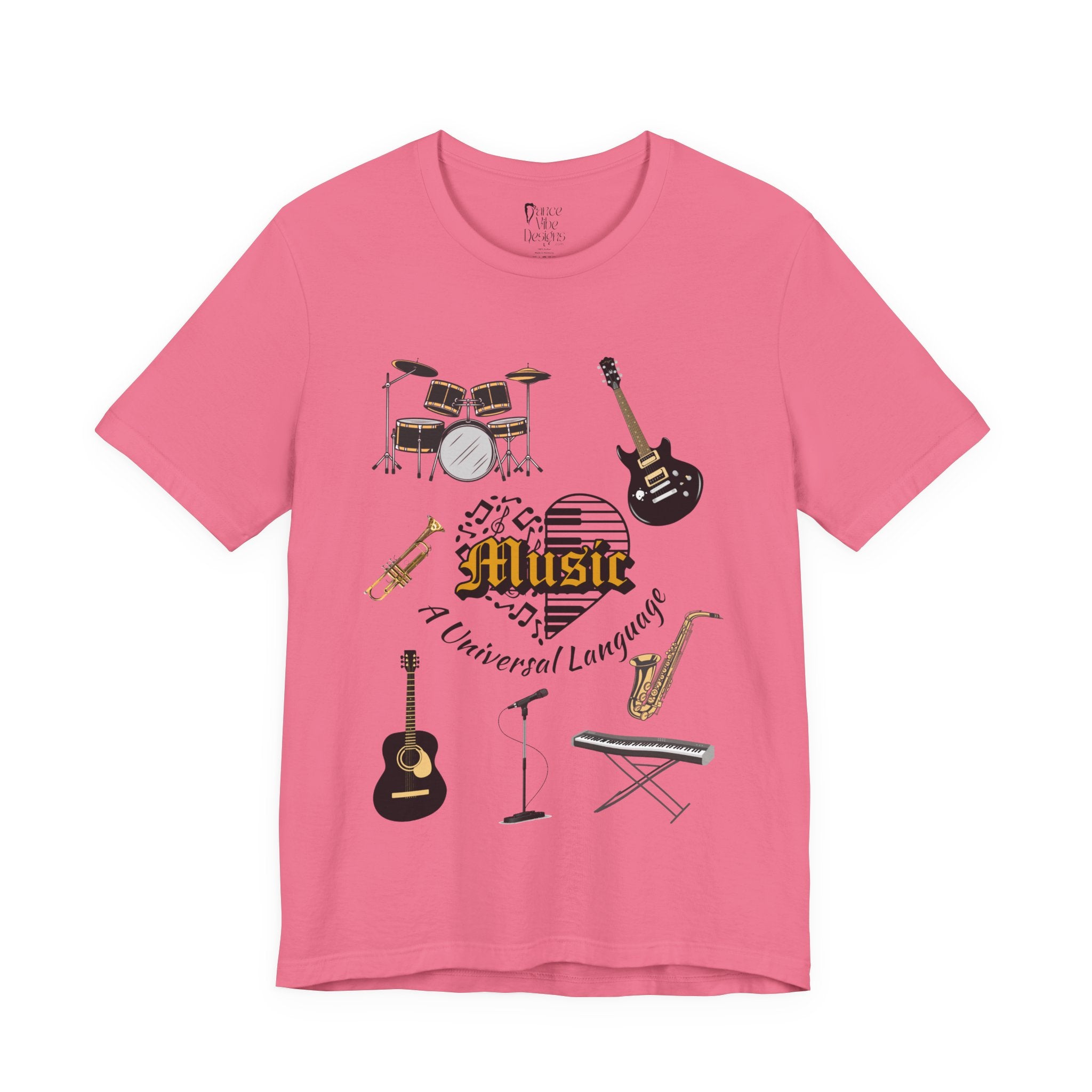 Adult Music A Universal Language Graphic T-Shirt