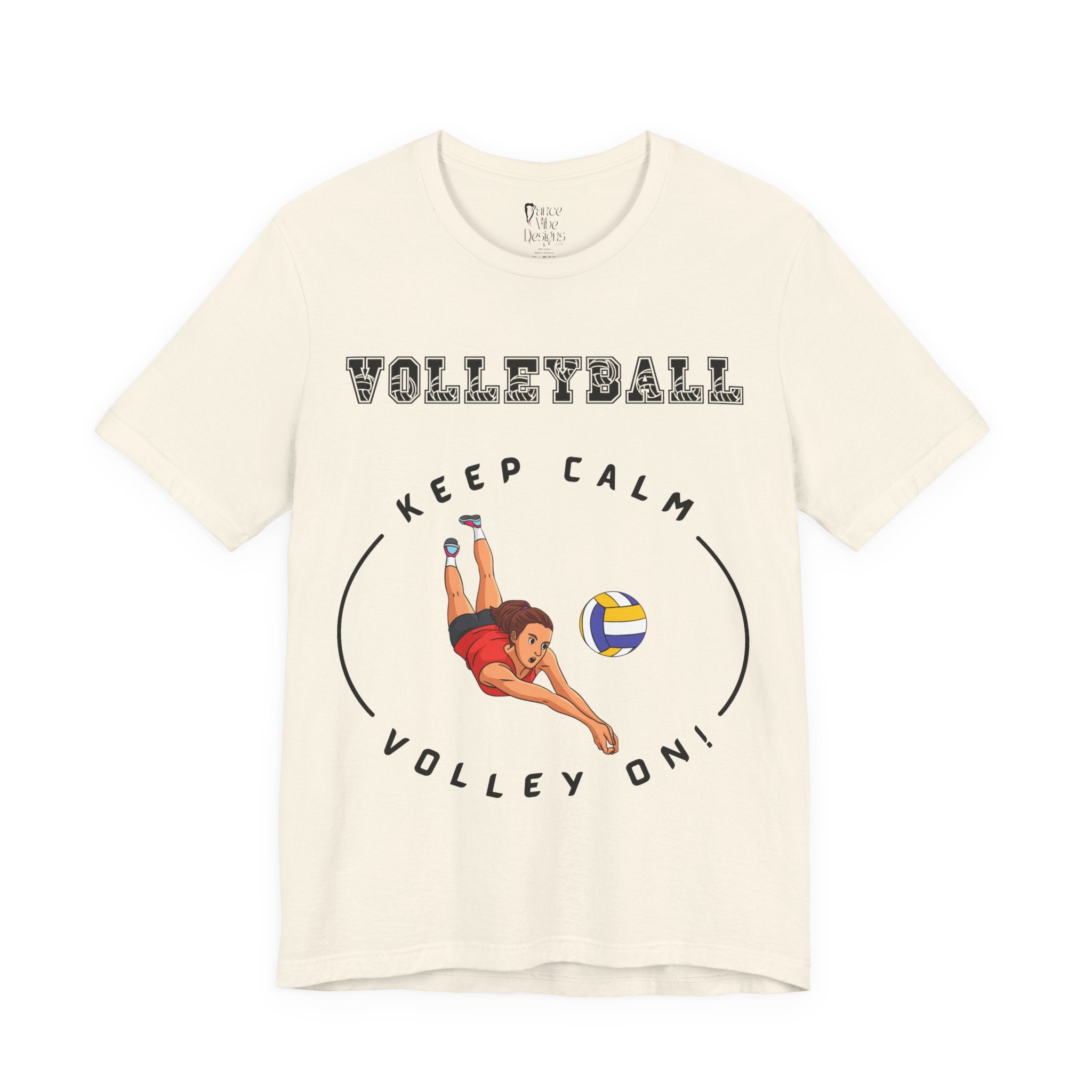 Adult Volleyball Female Graphic T-Shirt