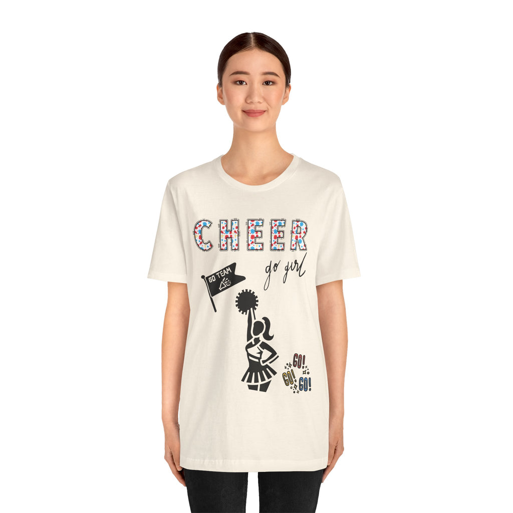 Adult Cheer Go Girl Graphic T-Shirt