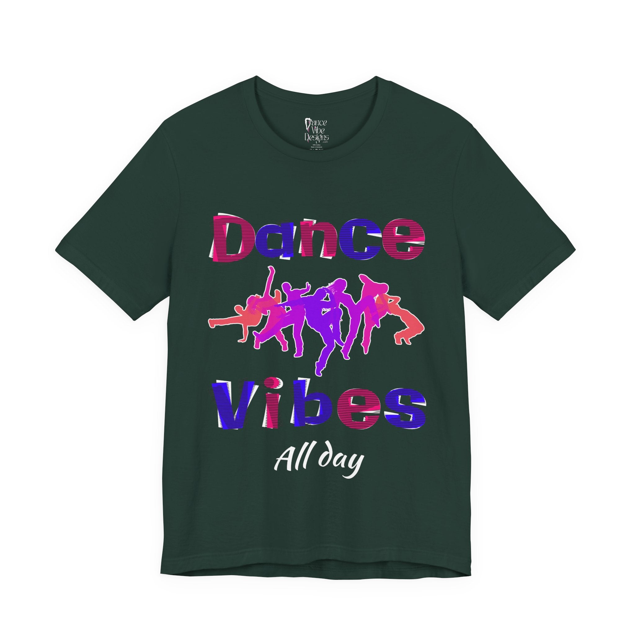 Adult Dance Vibes All Day Graphic T-Shirt