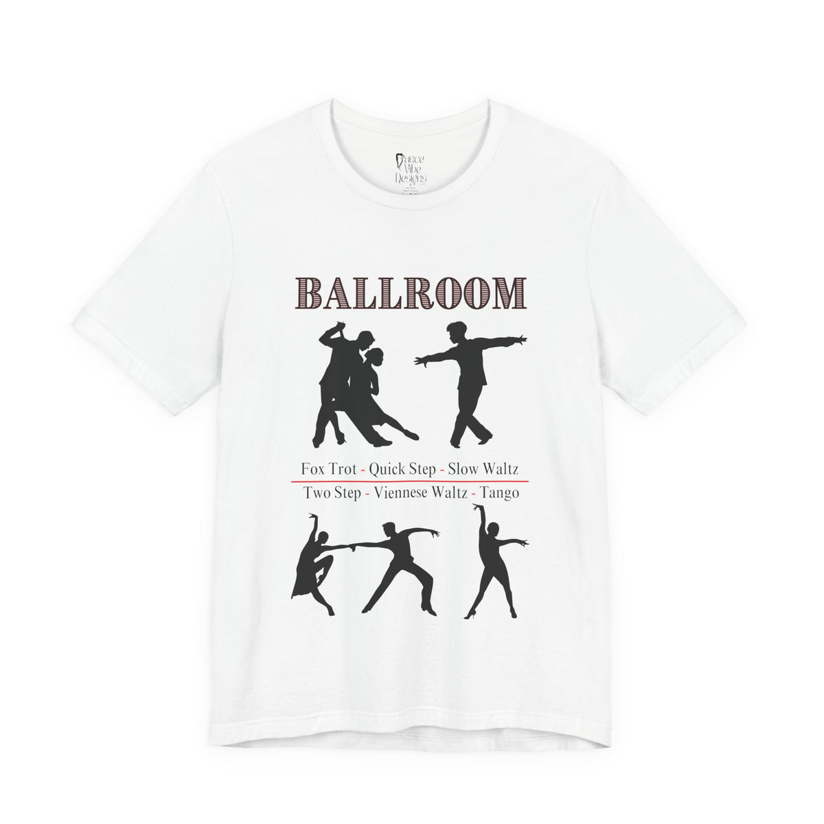 Adult Ballroom Latin Dancers Graphic T-Shirt