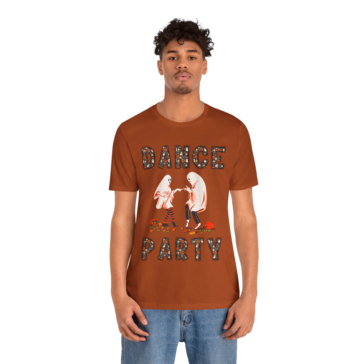 Adult Halloween Dance Party Graphic T-Shirt