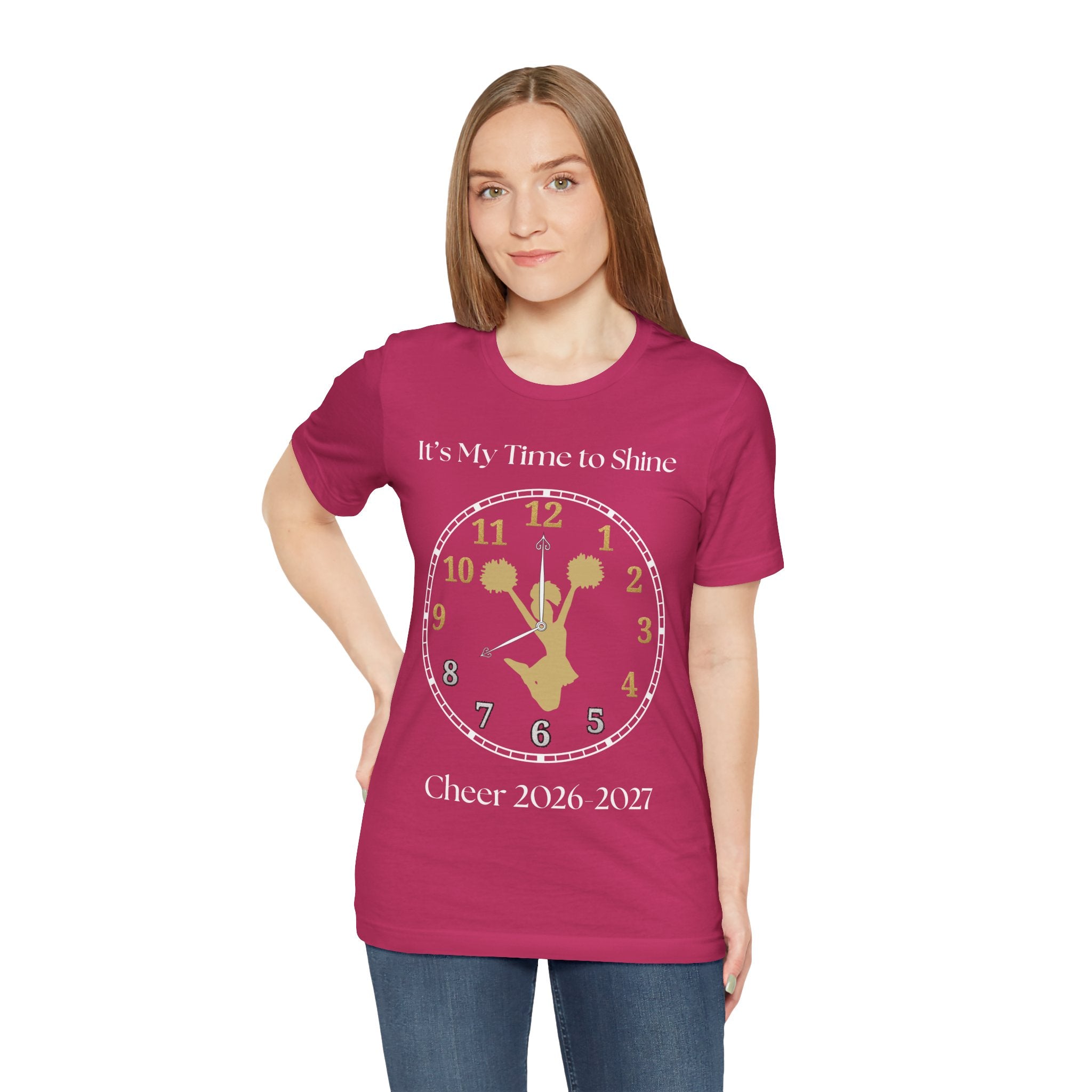 Adult Cheer My time to Shine 2026 Graphic T-Shirt