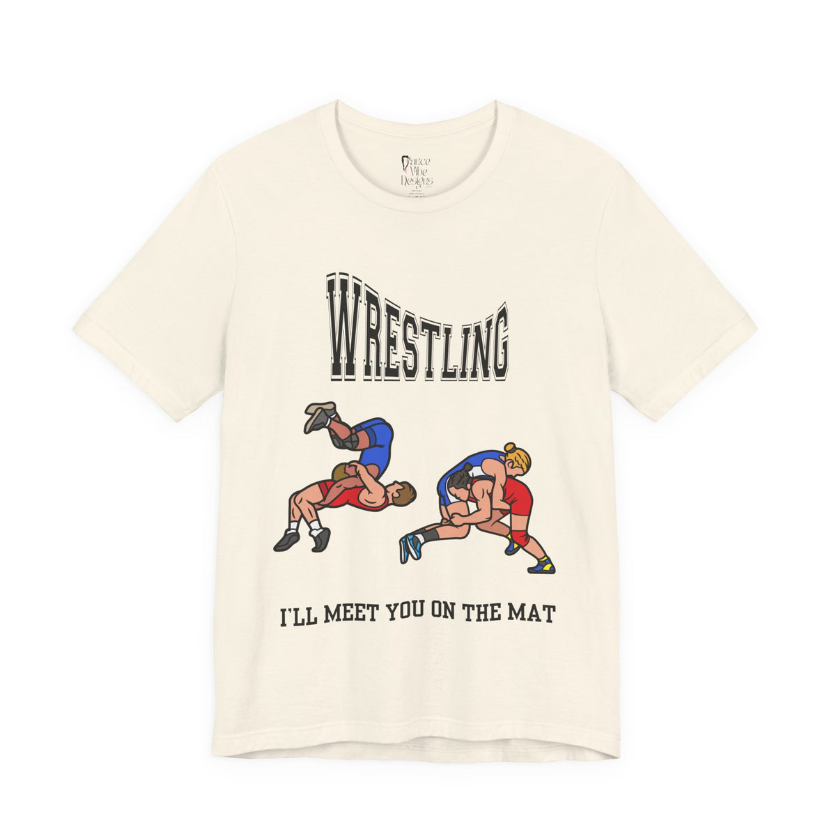 Adult Wrestling I'll Meet You On The Mat Graphic T-Shirt