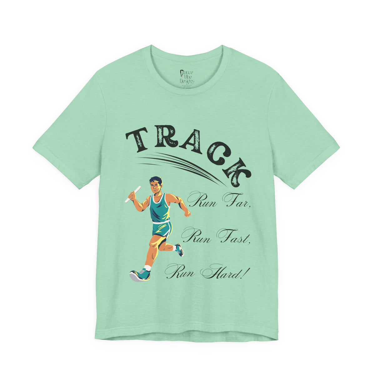 Adult Track Male Graphic T-Shirt