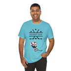 Adult Dad Hockey Daughter Graphic T-Shirt
