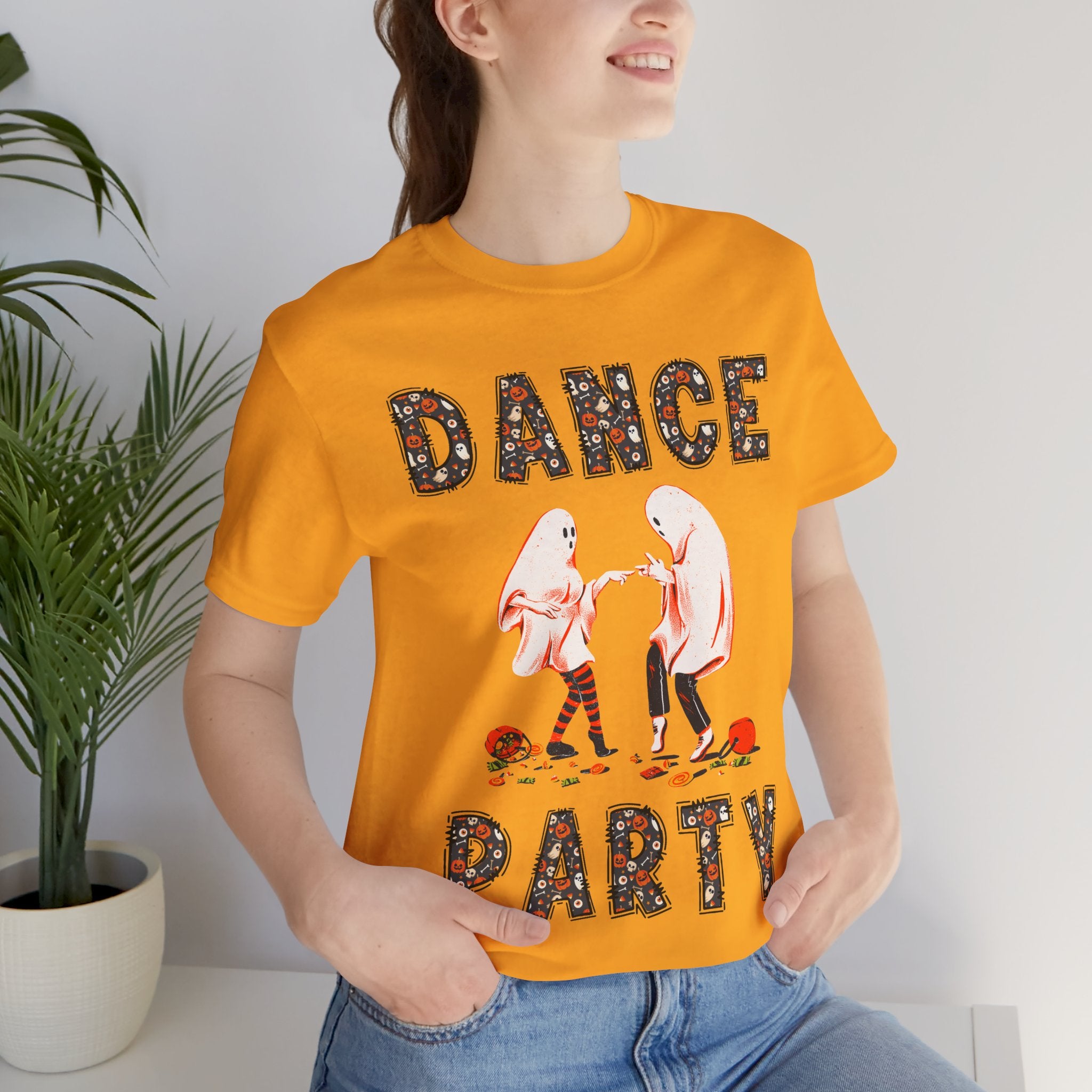 Adult Halloween Dance Party Graphic T-Shirt