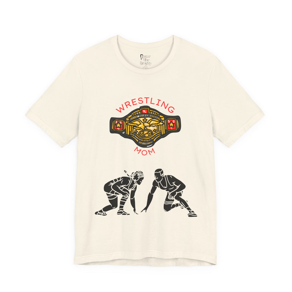 Adult Mom Wrestling Graphic T-Shirt