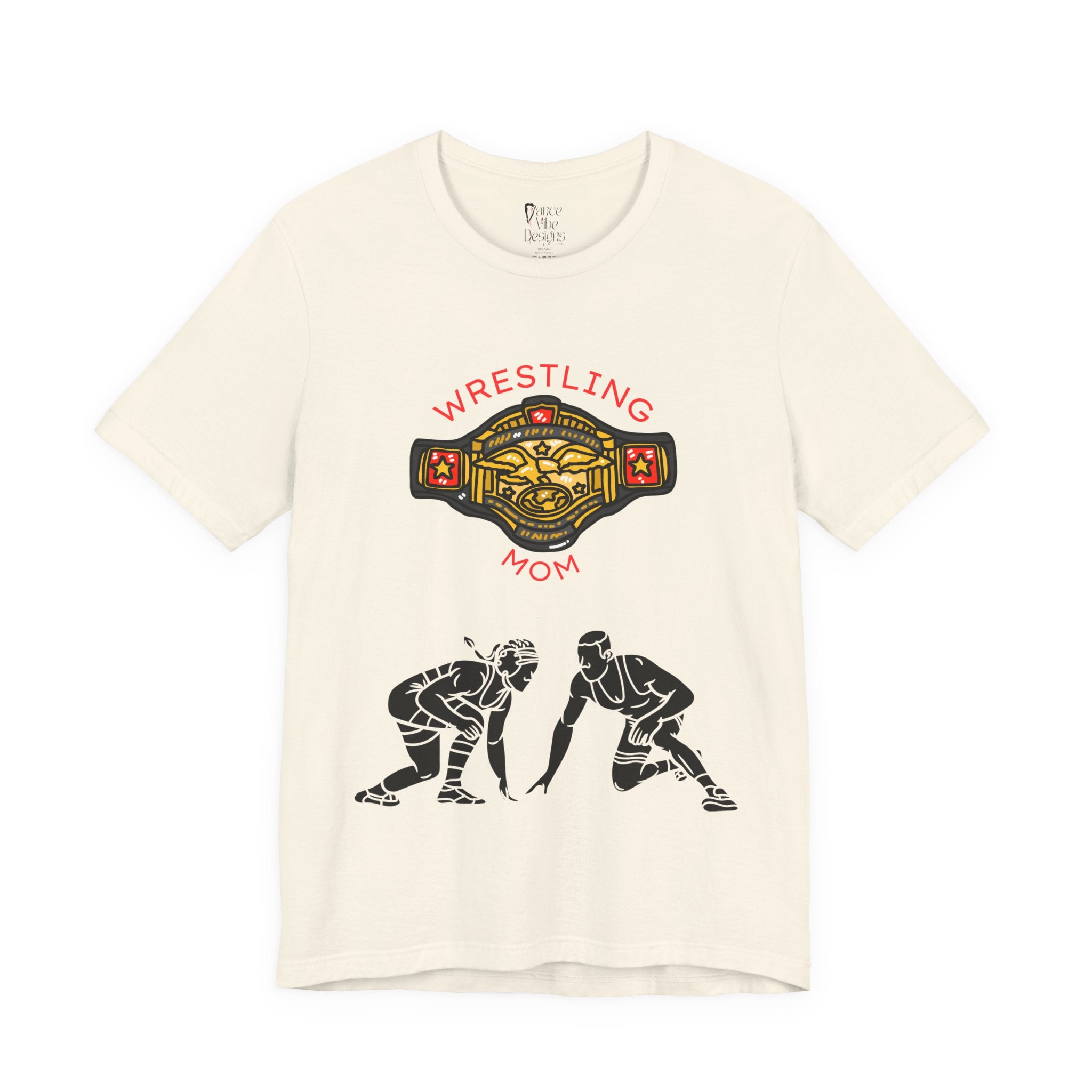 Adult Mom Wrestling Graphic T-Shirt