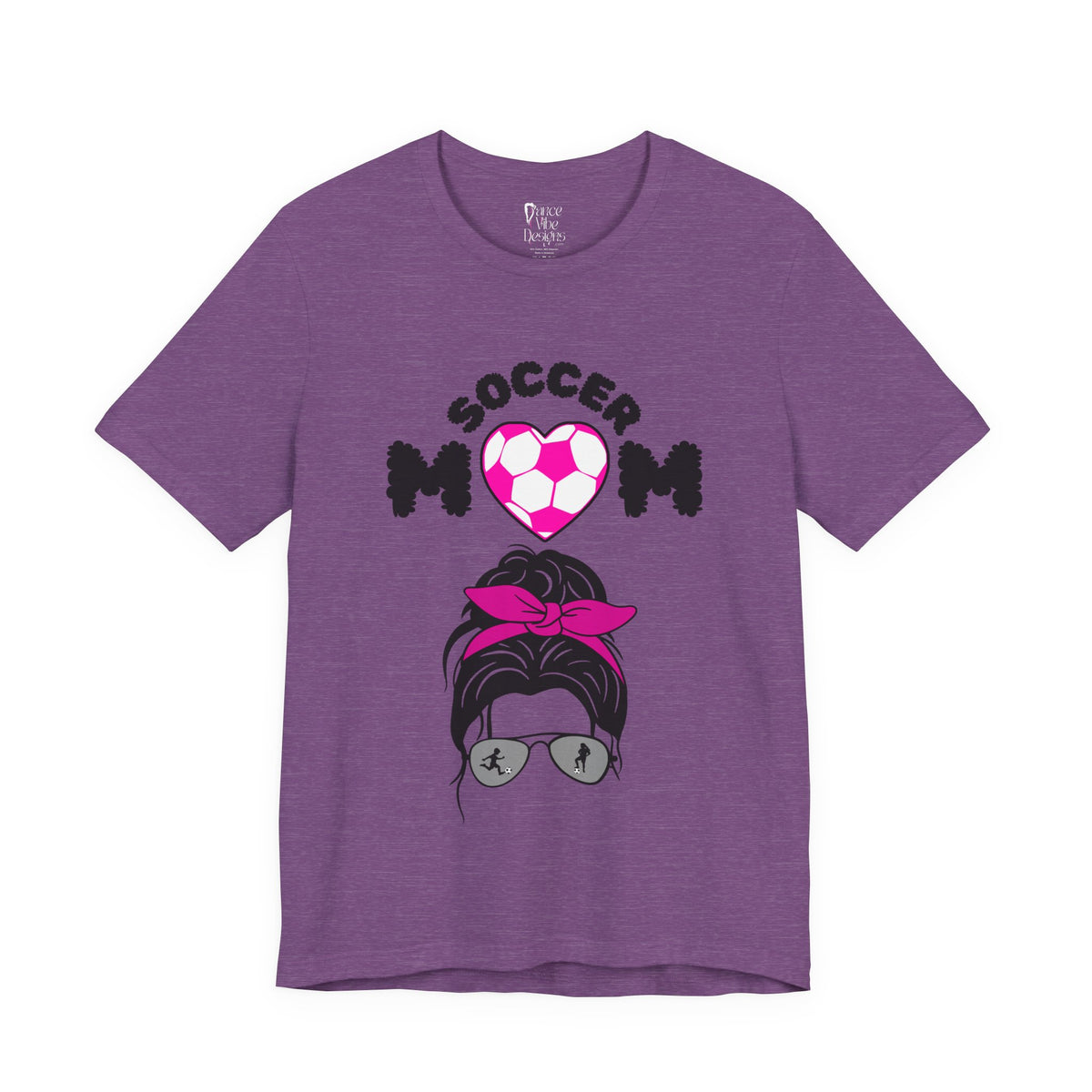Adult Mom Soccer Graphic T-Shirt