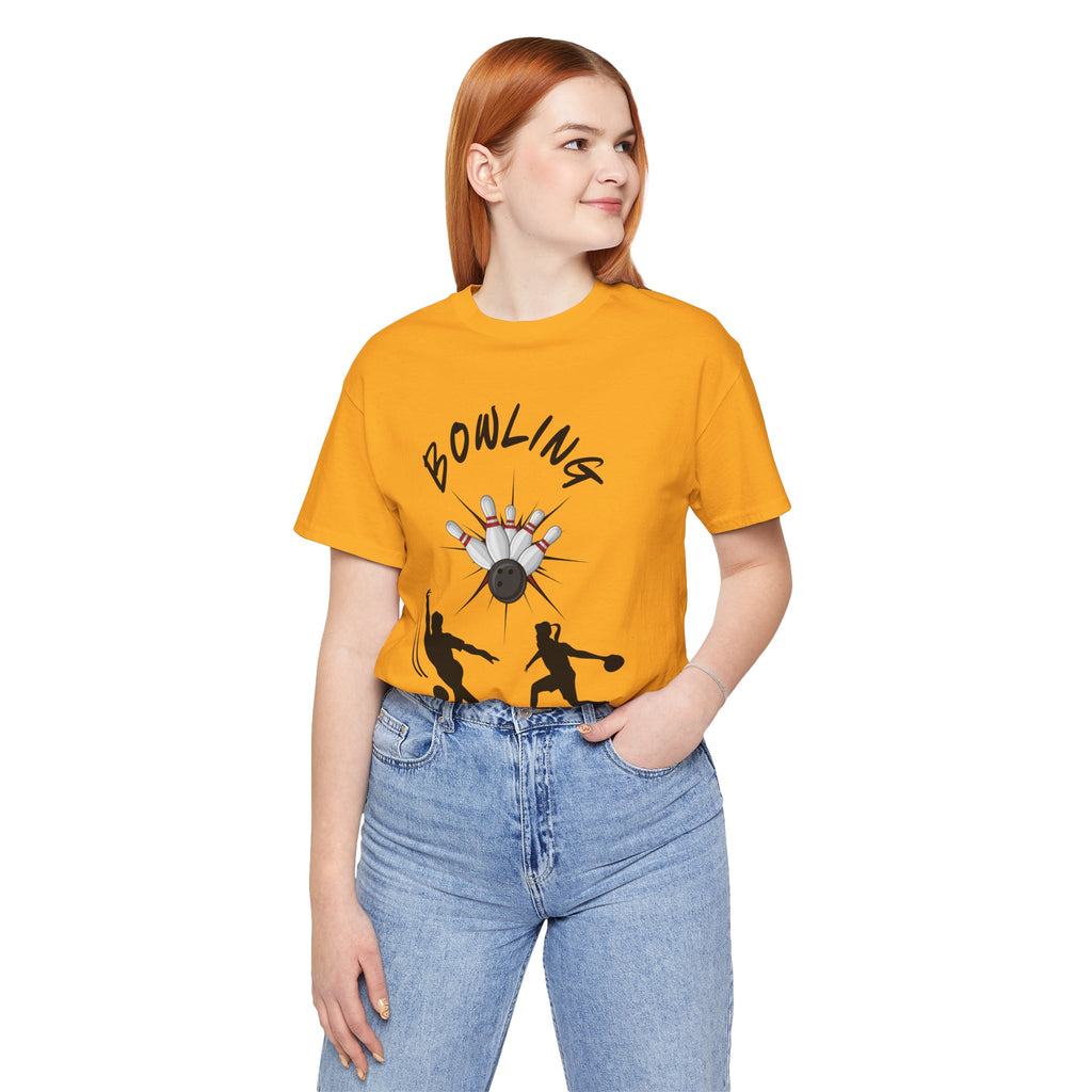 Adult Bowling This Is How We Roll Graphic T-Shirt