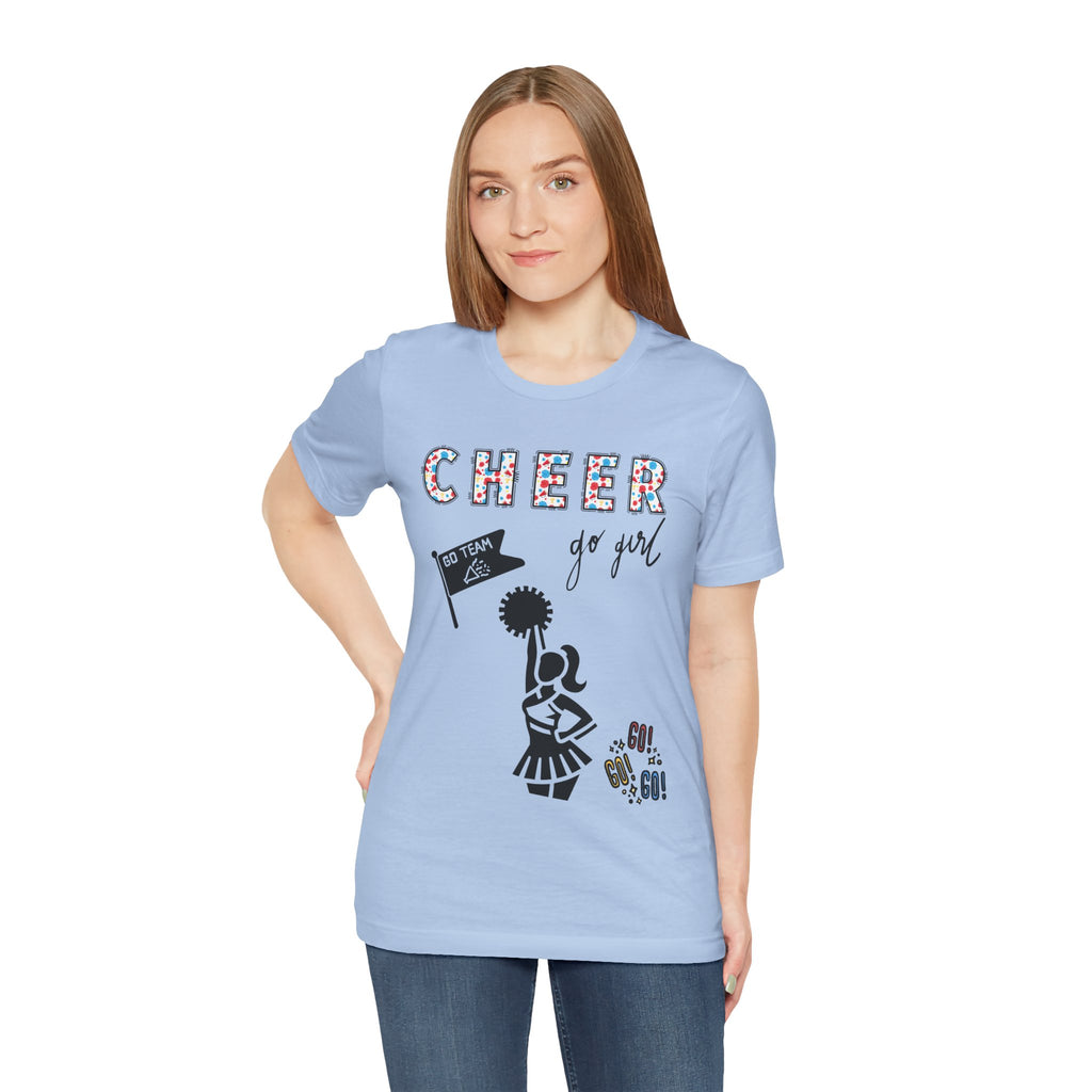 Adult Cheer Go Girl Graphic T-Shirt