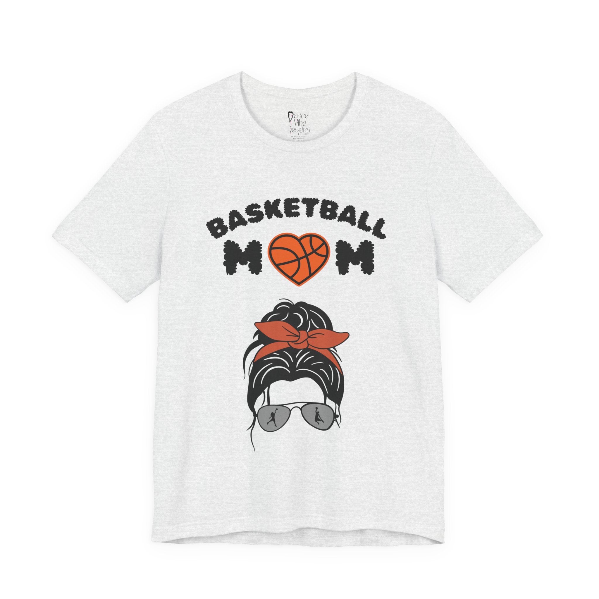 Adult Mom Basketball Graphic T-Shirt