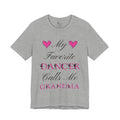 Adult My Favorite Dancer Calls Me Grandma Graphic T-Shirt