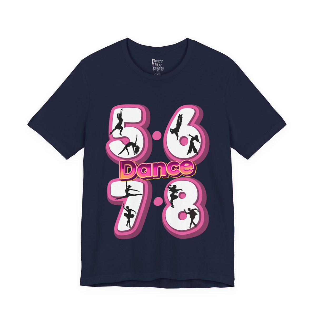 Adult 5 6 7 8 Dance Graphic T-Shirt