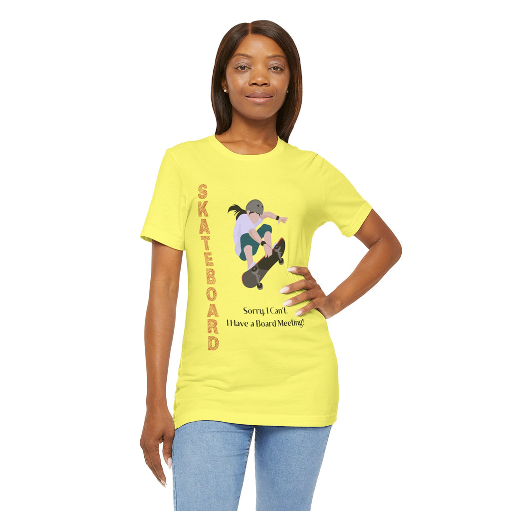 Adult Skateboard Female Graphic T-Shirt