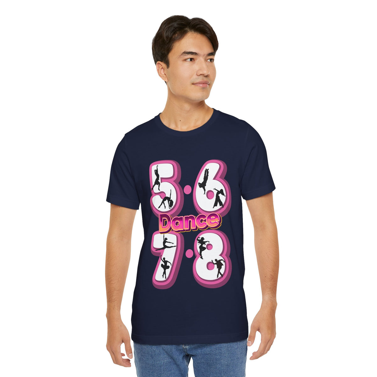 Adult 5 6 7 8 Dance Graphic T-Shirt