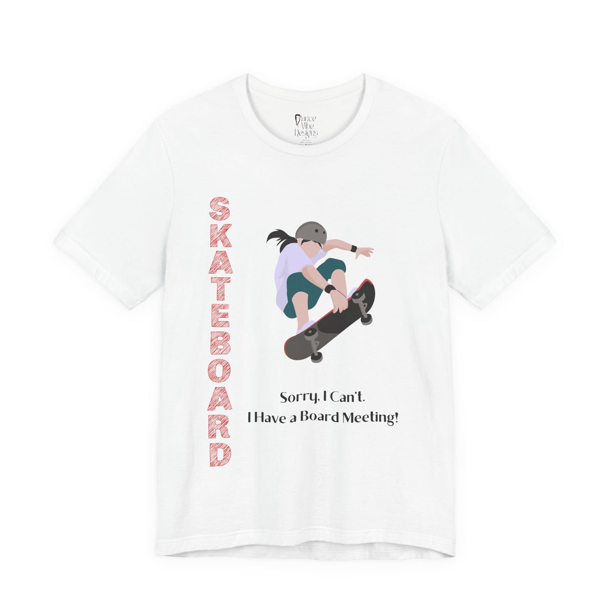 Adult Skateboard Female Graphic T-Shirt