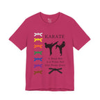 Adult Karate Belts Graphic T-Shirt