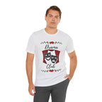 Adult Drama Club Masks Roses Graphic T-Shirt