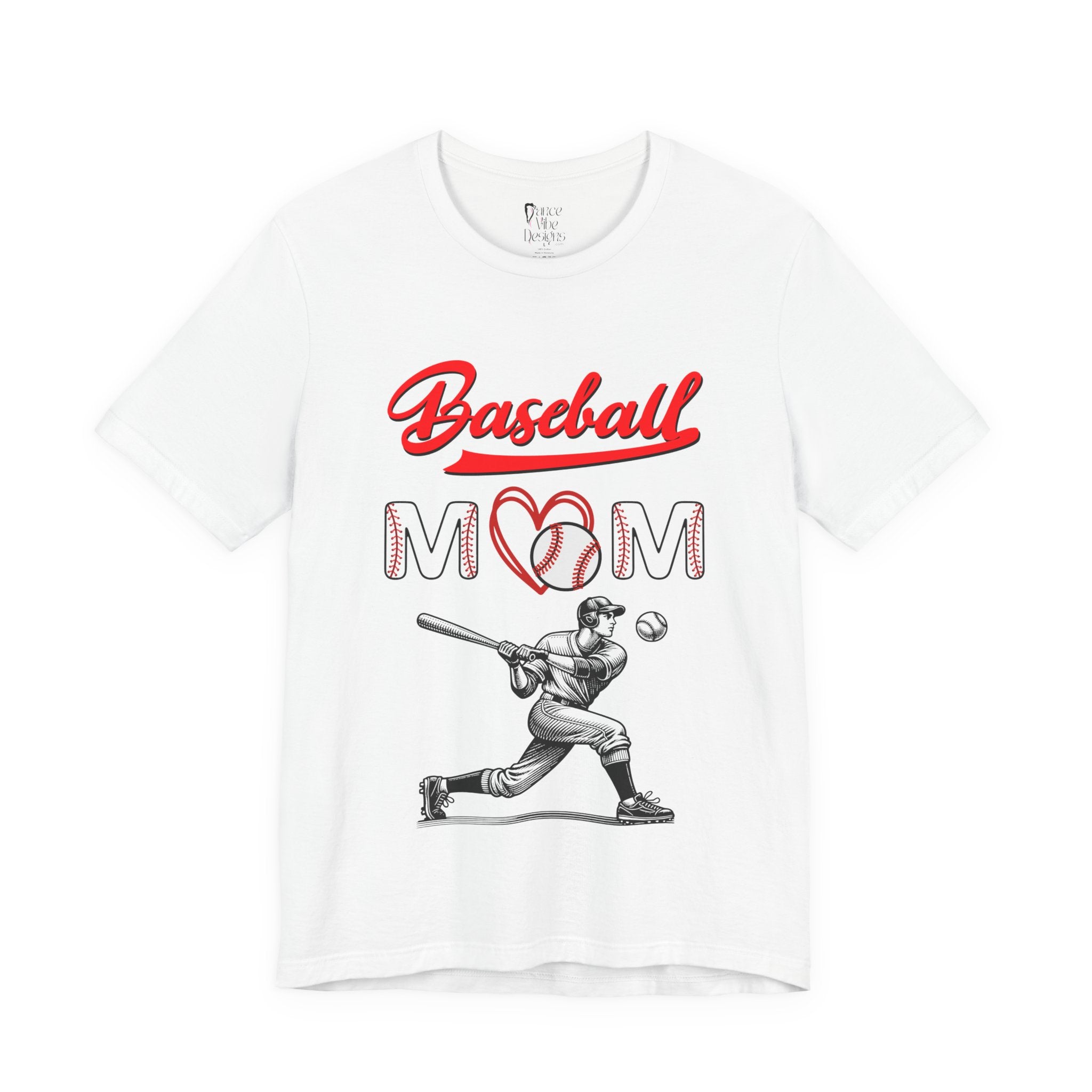 Adult Mom Baseball Graphic T-Shirt
