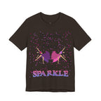 Adult Funny Dancers Don't Sweat We Sparkle Graphic T-Shirt