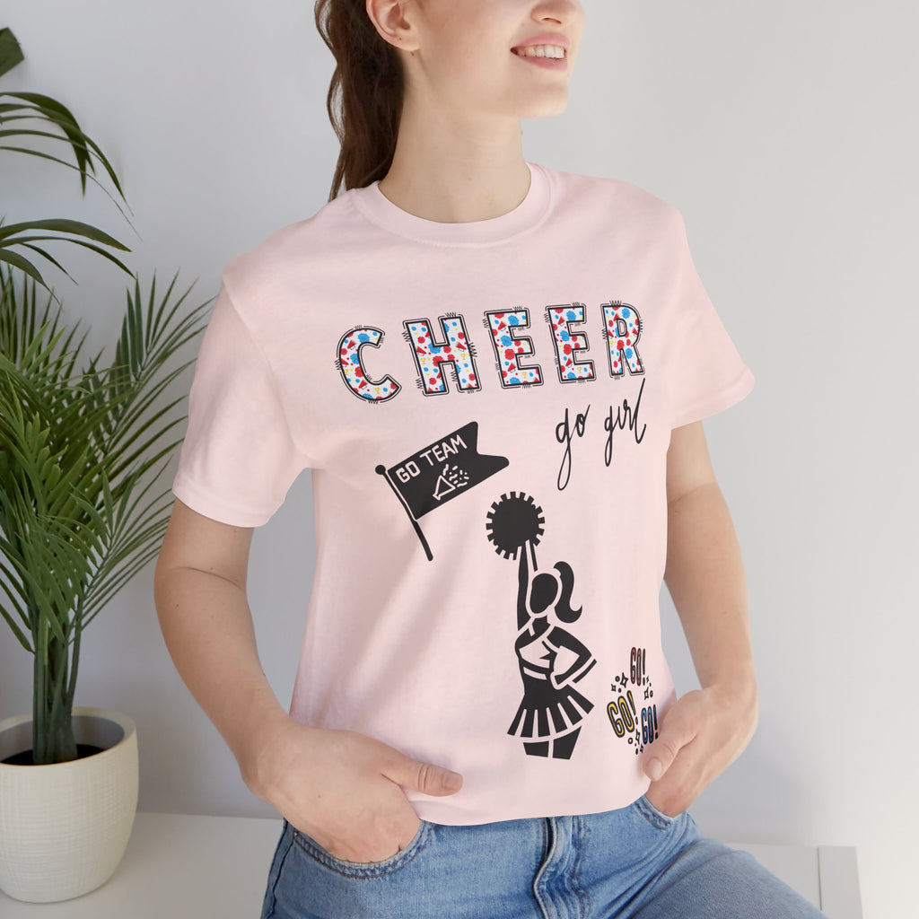 Adult Cheer Go Girl Graphic T-Shirt