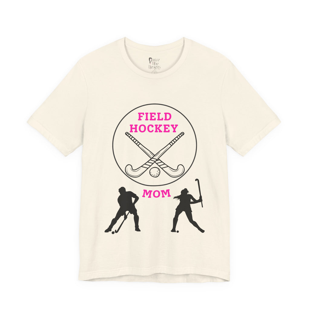 Adult Mom Field Hockey Graphic T-Shirt