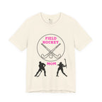 Adult Mom Field Hockey Graphic T-Shirt