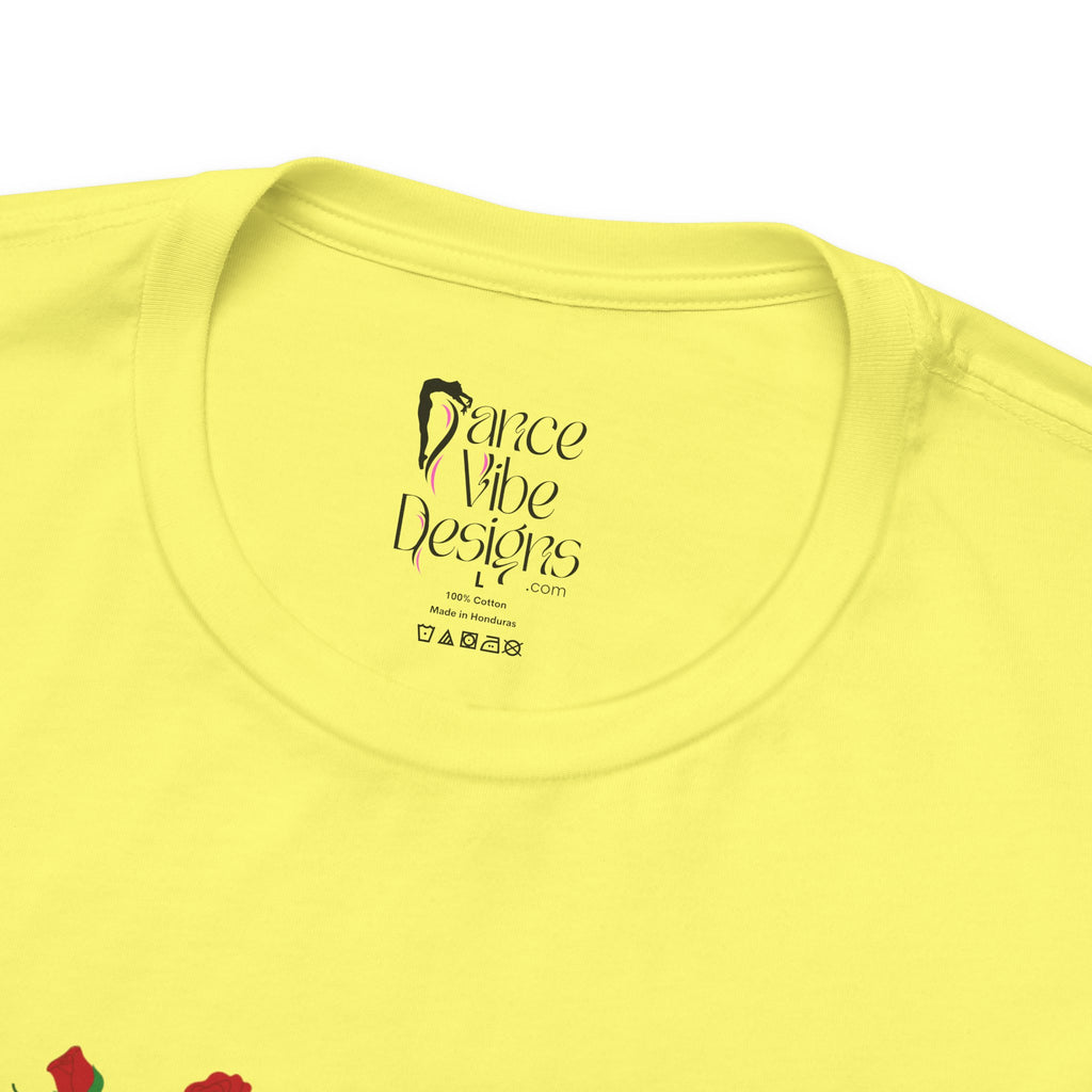 Adult Drama Club Masks Roses Graphic T-Shirt